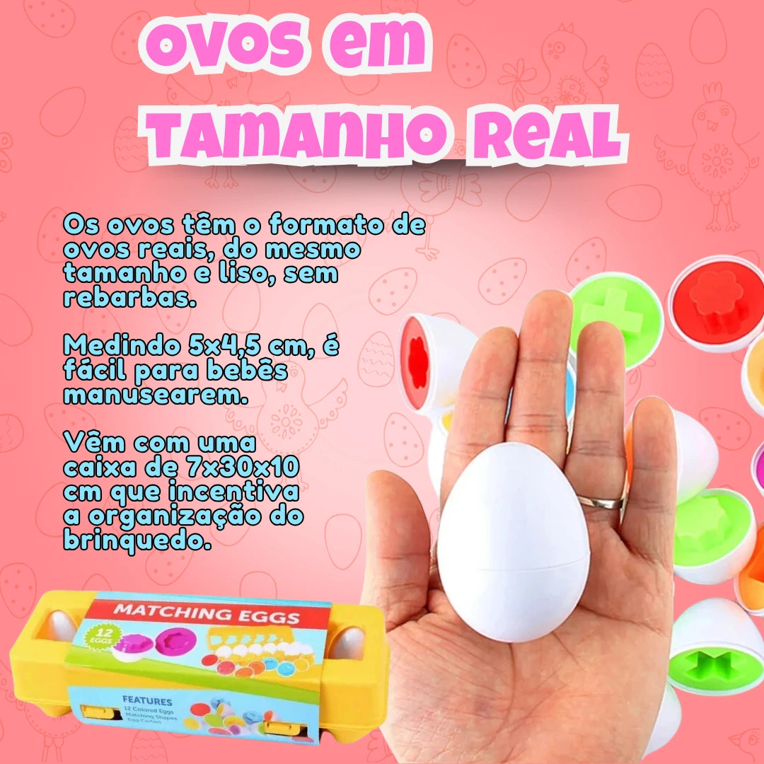 Ovos Montessori de Pareamento