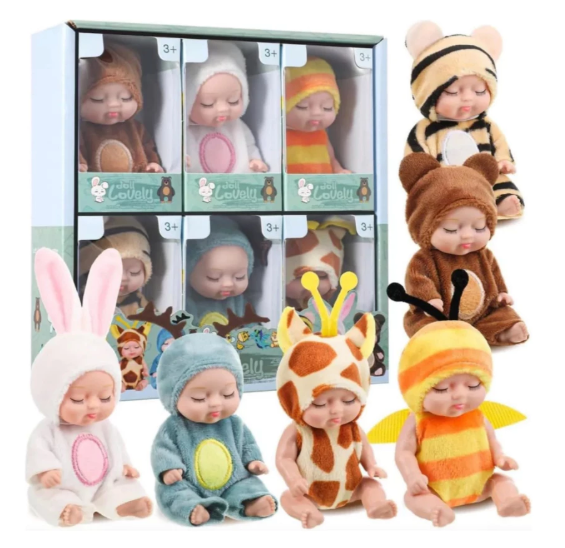 Mini Reborn Fantasy – Bebê com Fantasia e Movimentos