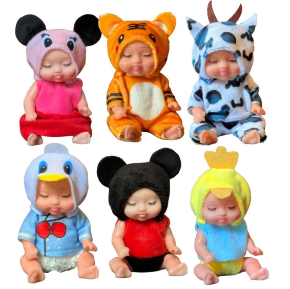 Mini Reborn Fantasy – Bebê com Fantasia e Movimentos