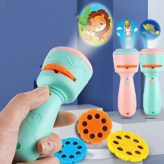 Lanterna de Projeção Infantil - Frete Grátis !