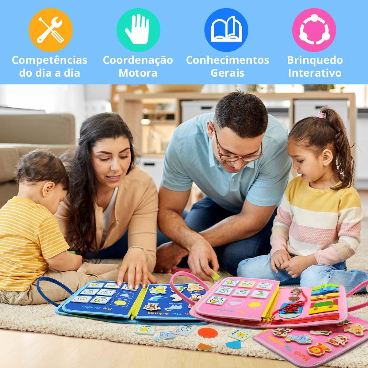 Livro de Atividades Montessori - Exclusivo em Português