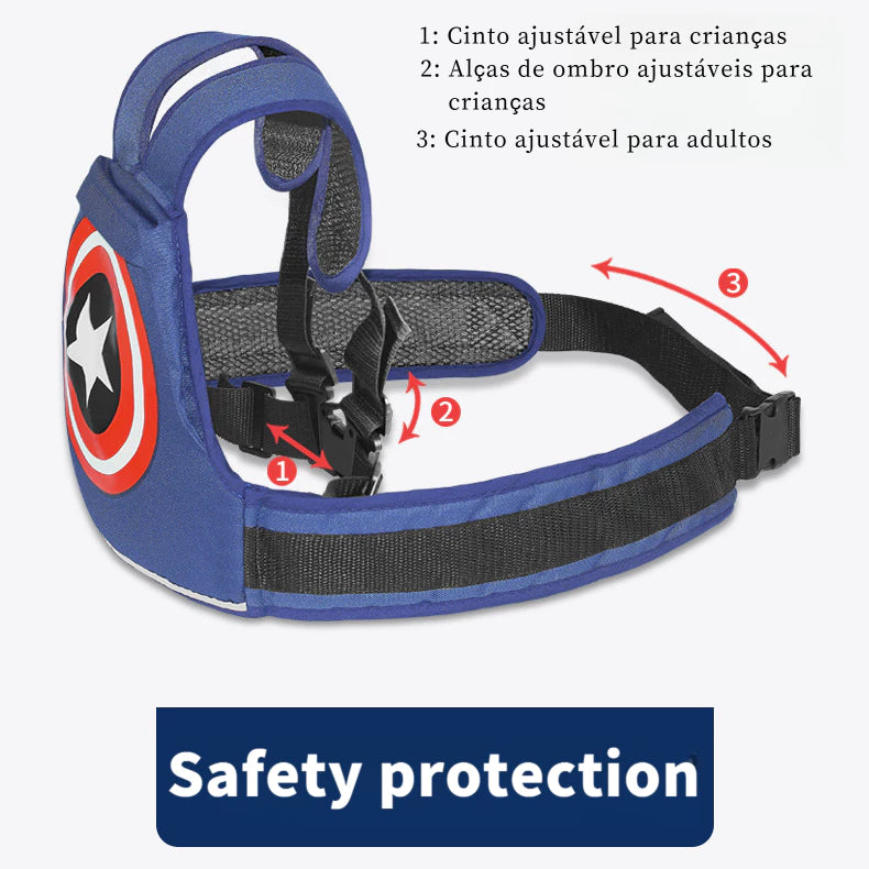 Colete Cinto De Segurança - Motocicleta Infantil