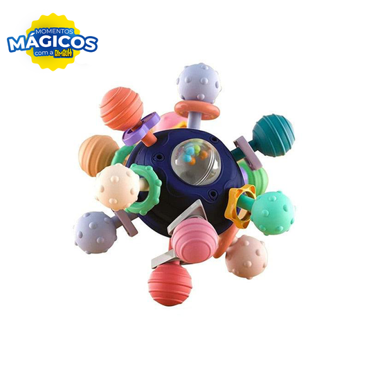Bola Mordedor Sensorial - 3 em 1
