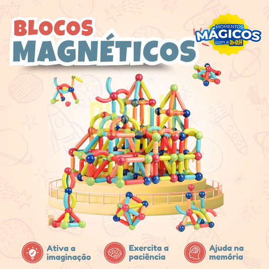 Blocos Magnéticos Montessori