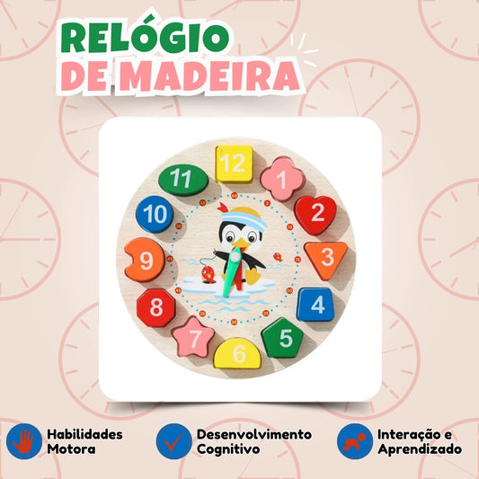 Relógio de Madeira