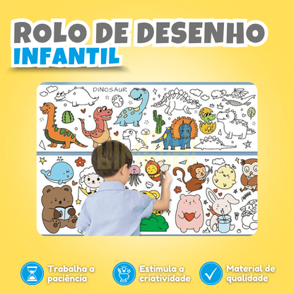 Rolo de Desenho Infantil - Bimboh