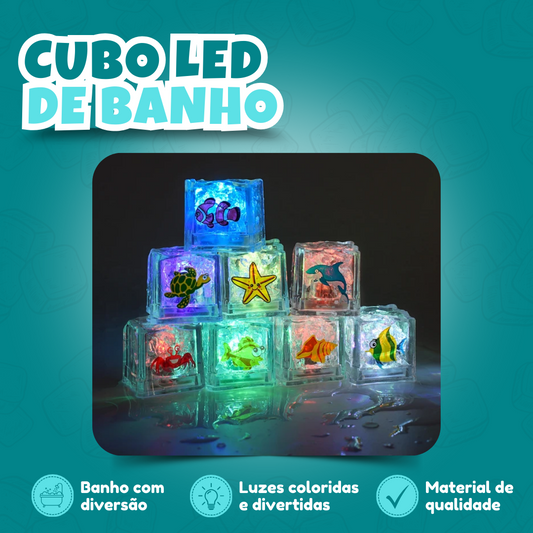 Cubo LED de Banho