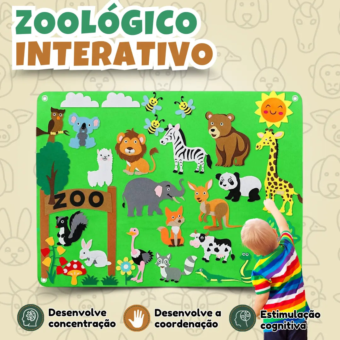 Zoológico Interativo - Mural Criativo