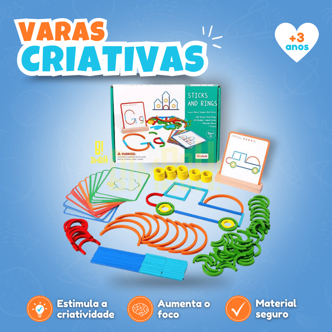 Varetas Criativas Montessori - Bimboh