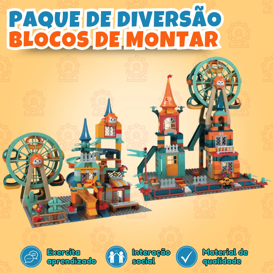 Blocos de Montar - Parque de Diversão