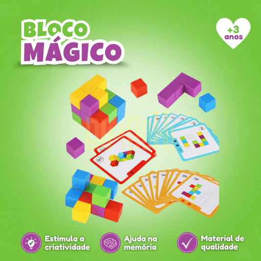 Bloco Mágico Montessori - Bimboh