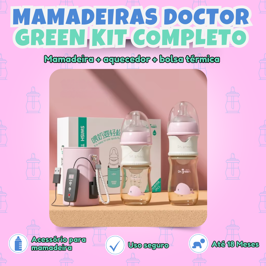 Mamadeiras Dr Green Kit Completo