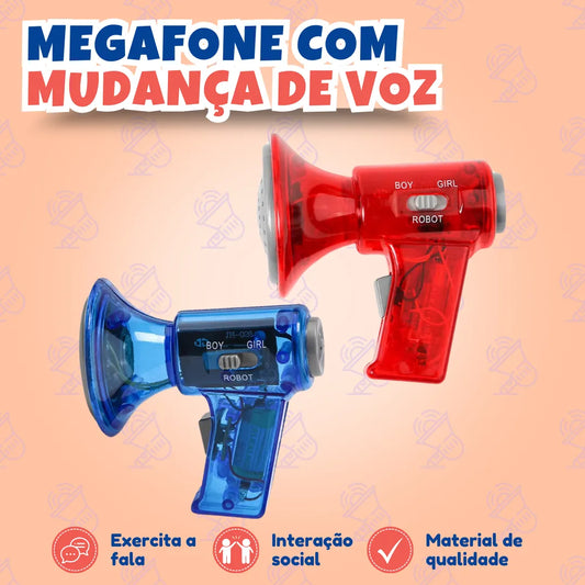 Megafone com Mudança de Voz