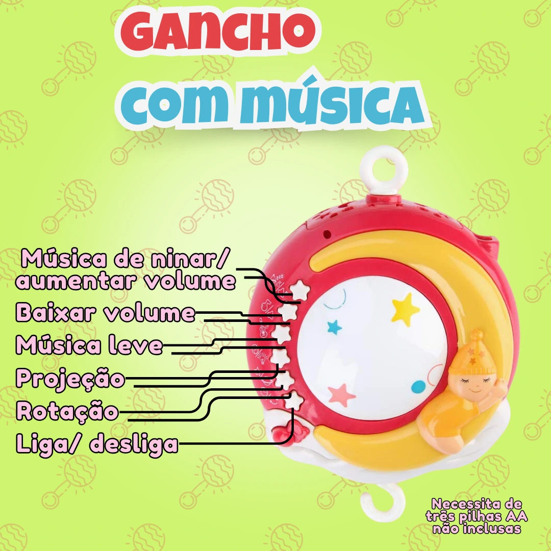 Móbile Giratório com Músicas