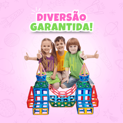 Construção Magnética Montessori - Bimboh