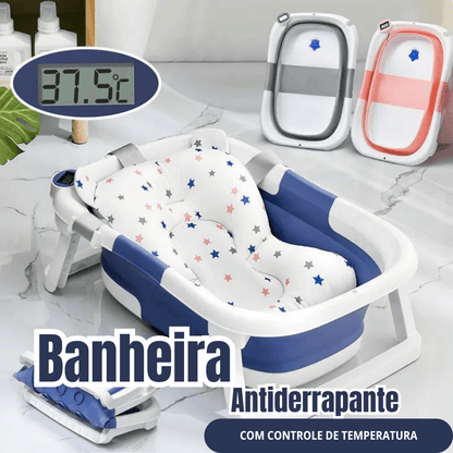 Banheira Antiderrapante com Controle de Temperatura - Bimboh