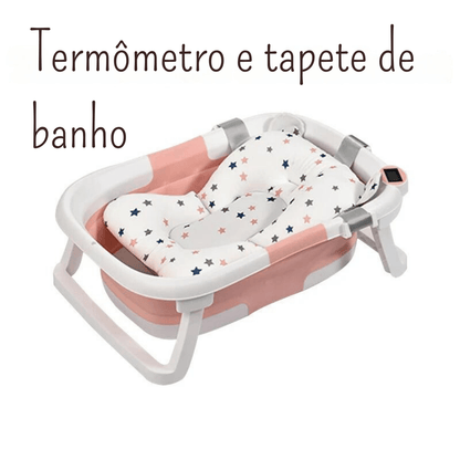 Banheira Antiderrapante com Controle de Temperatura - Bimboh