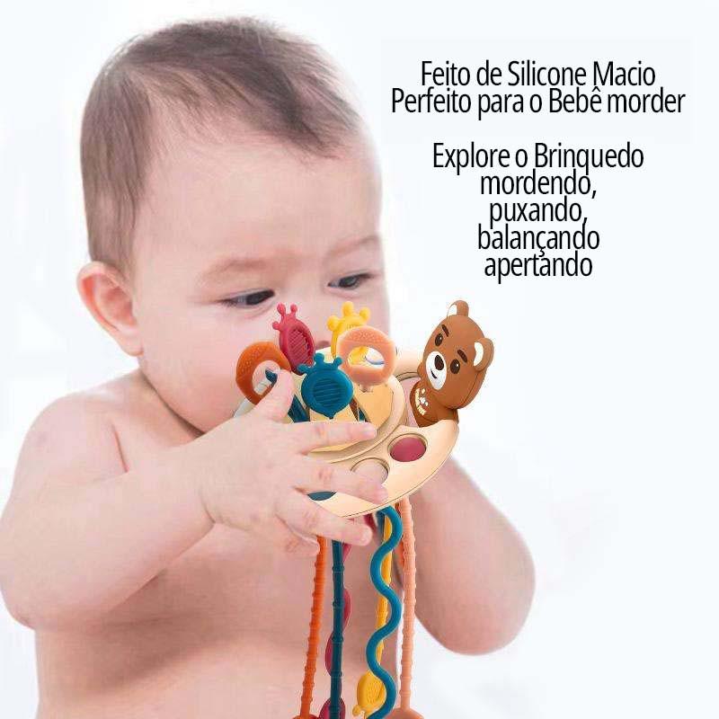 Brinquedo Montessori Sensorial 5 em 1 - Bebê 0 a 12 Meses