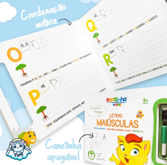 Caderno Alfabetização Mágico - Frete Grátis