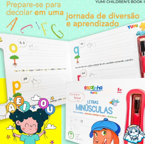 Caderno Alfabetização Mágico - Frete Grátis