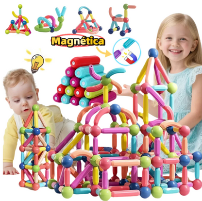 Brinquedo Magnético Montessori – Kit com 42 Peças