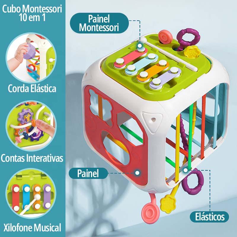 Cubo Montessori 10 atividades - Bimboh!