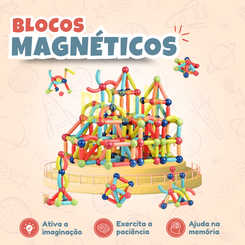 Blocos Magnéticos Montessori