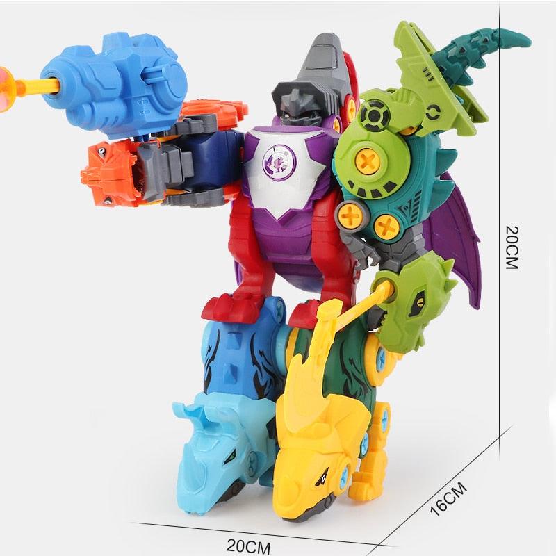 Dino Transformers Super Robô