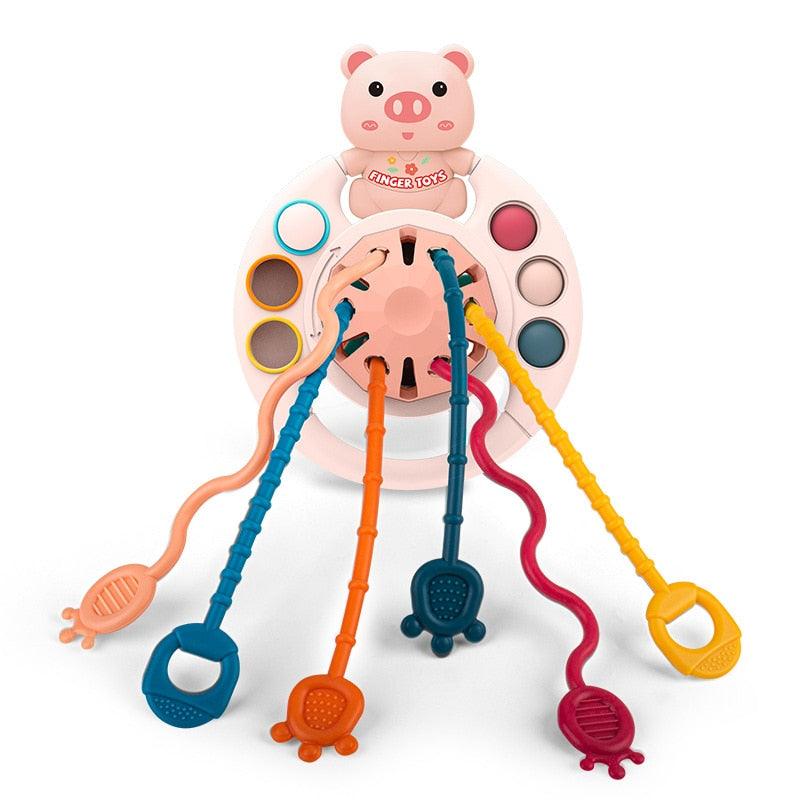 Brinquedo Sensorial Montessori Animais - 9 em 1 Bimboh!